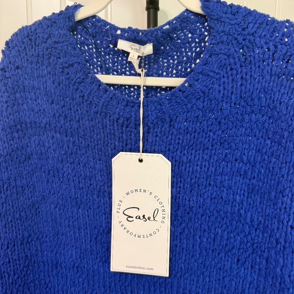 Easel Blue Sweater  *NWT* - Picture 3 of 3